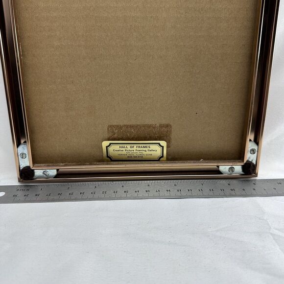 Echt Kupfer VTG W. Germany Copper Travel/Post Card Set of 3 in a Matted Framed‎ - Picture 14 of 14